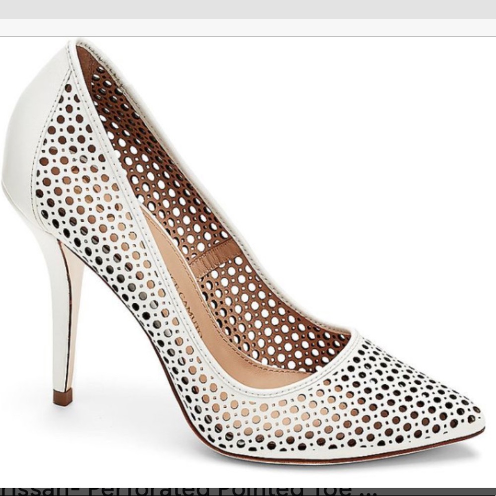 Vince Camuto Carissa white heels 10M/40